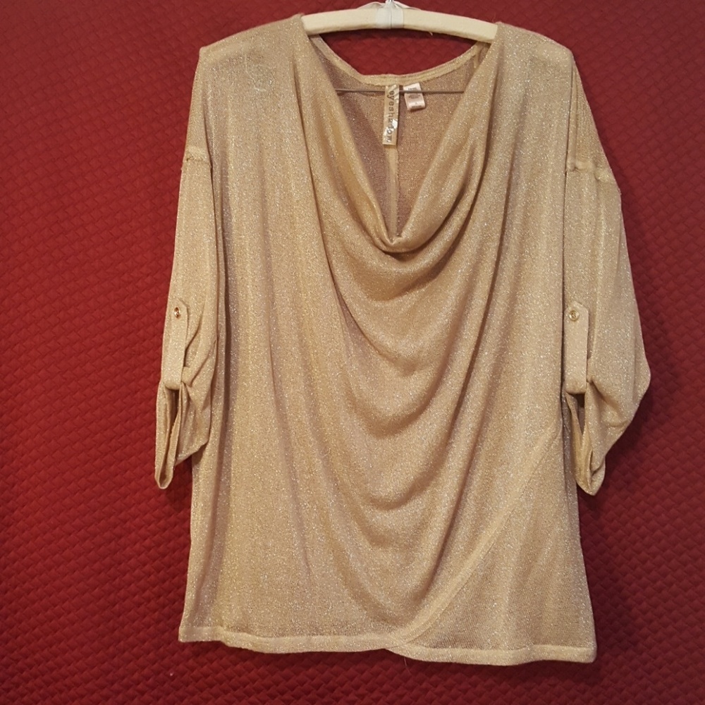 Metallic sweater